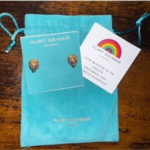 Kurt Geiger Kids' Multicolor Heart Earrings